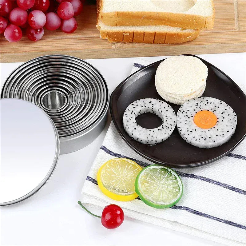 Emporte-pièces en Acier Inoxydable - 5 Pièces pour Pâtisserie emportepieces