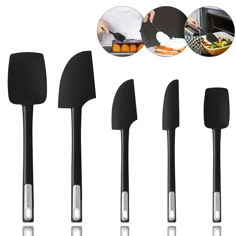 Set Spatules Silicone 5 pièces | Résistantes aux hautes températures spatule en silicone