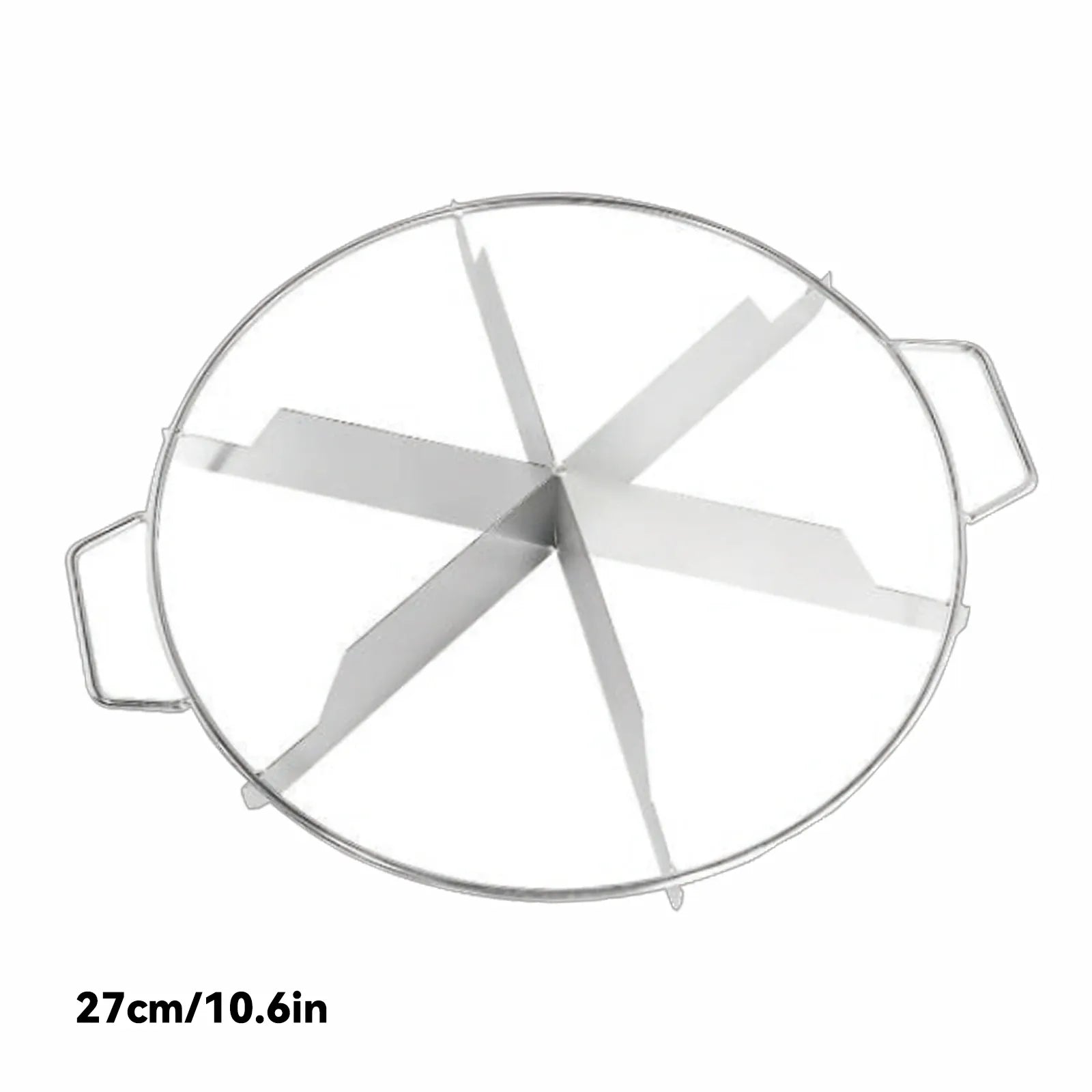 Coupe-gâteau en acier inoxydable - Marqueur de portions pour 10 parts