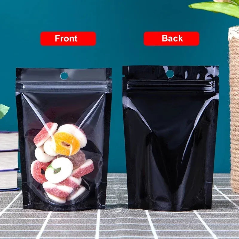 Sachets Kraft Réutilisables Lot de 100 pièces Transparent 20x30cm