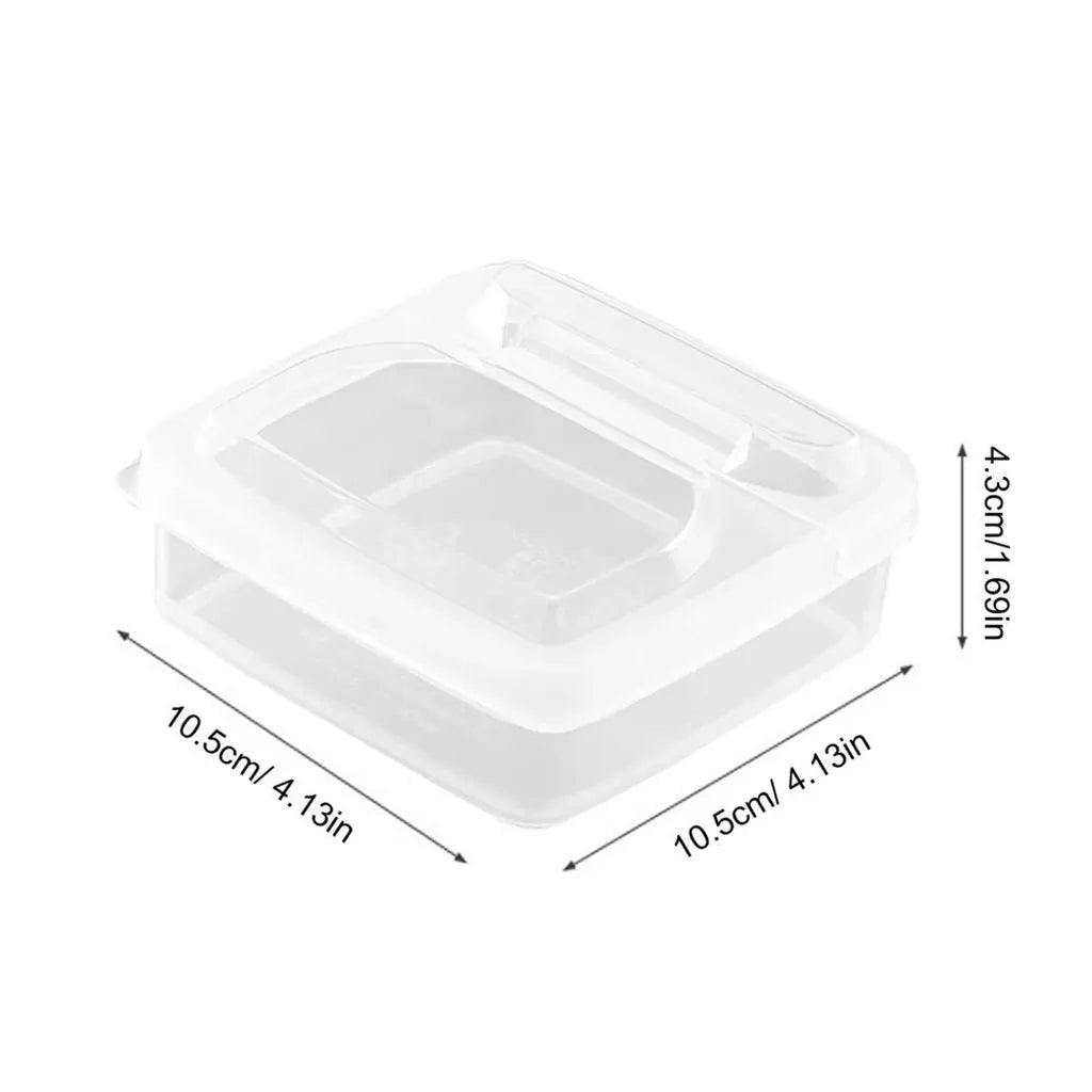 Boîte de Rangement Transparent pour Fromage et Beurre