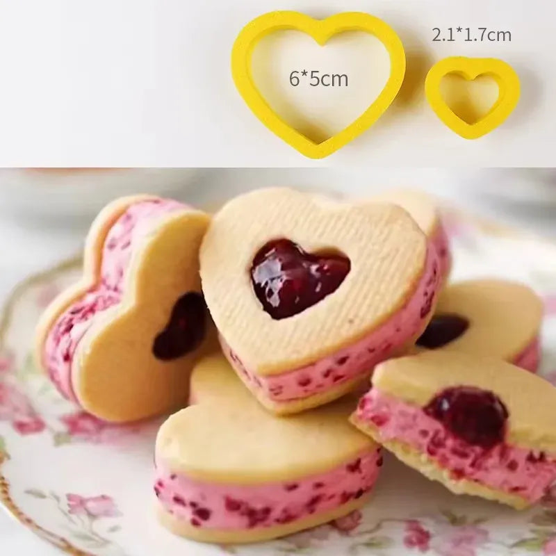 Emporte-pièces en plastique pour biscuits en forme de tartes - 3D Noël emportepieces
