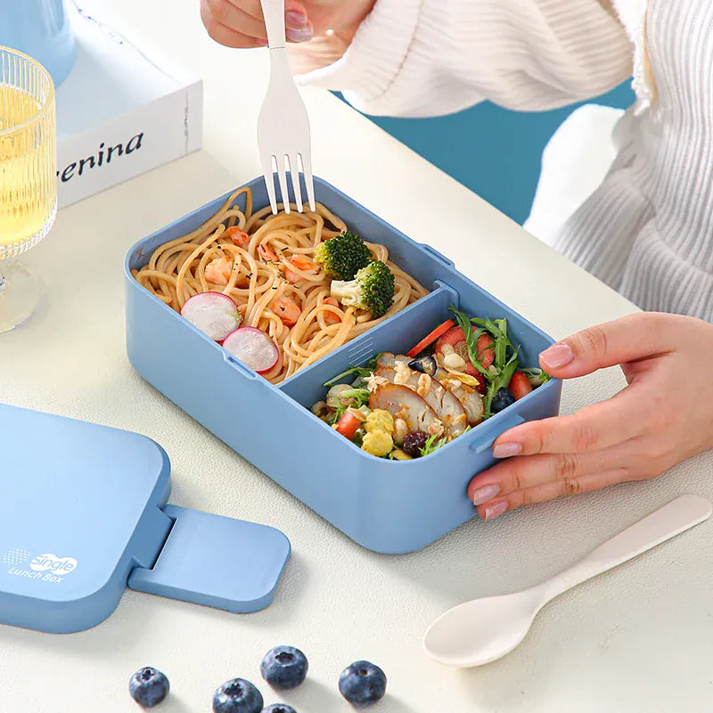 Bento 2 Étages Bambou 760ml + 1200ml | Micro-ondable et Compartimenté Bento