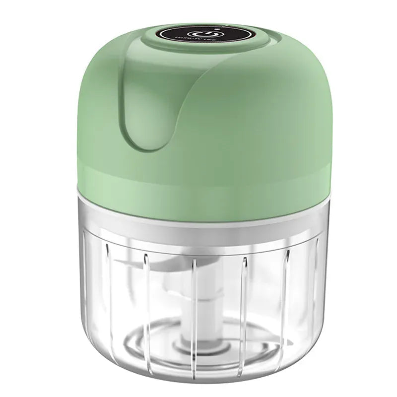 Mini Hachoir Électrique Sans Fil 250 ml — Rechargeable USB, Lame Inox 3 Feuilles mini hachoir