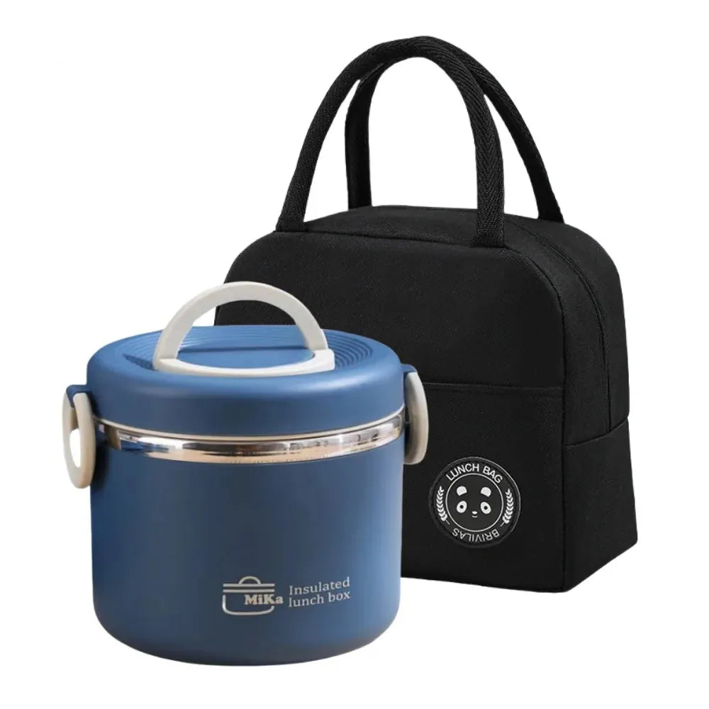 LunchBox Isotherme Inox 304 — 2 Niveaux 1100 ml, Chaud 6 h / Froid 8 h, Sans BPA lunchbox