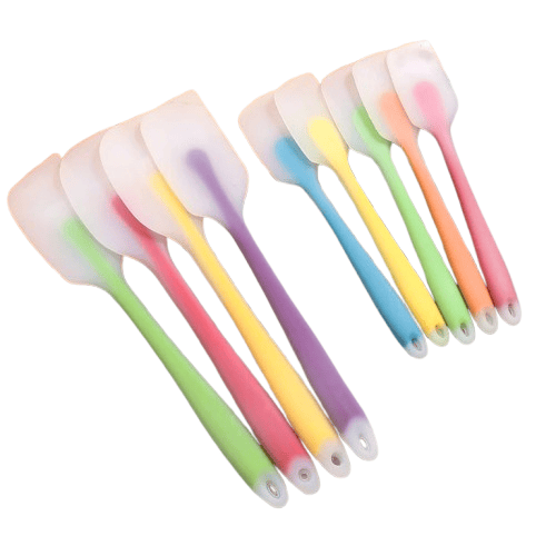 Spatule Silicone Multicolore | Résistante à la Chaleur - 8 pièces spatule en silicone