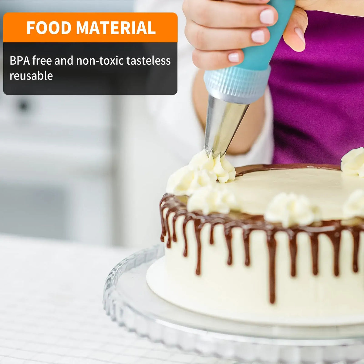 Poches à Douilles et Accessoires - Kit de 120 Pièces pour Pâtisserie douillepoche