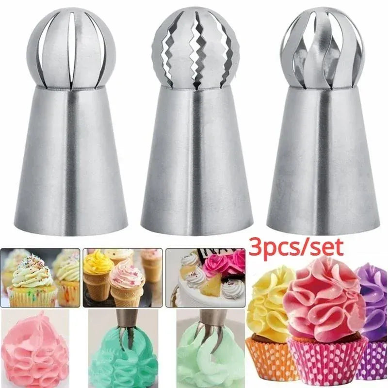 Douilles à Pâtisserie en Acier Inoxydable - Set de 6 Piping Russe douillepoche