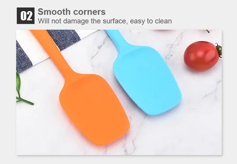 Spatule Silicone 21cm Résistante à Haute Température | Non-adhésive spatule en silicone