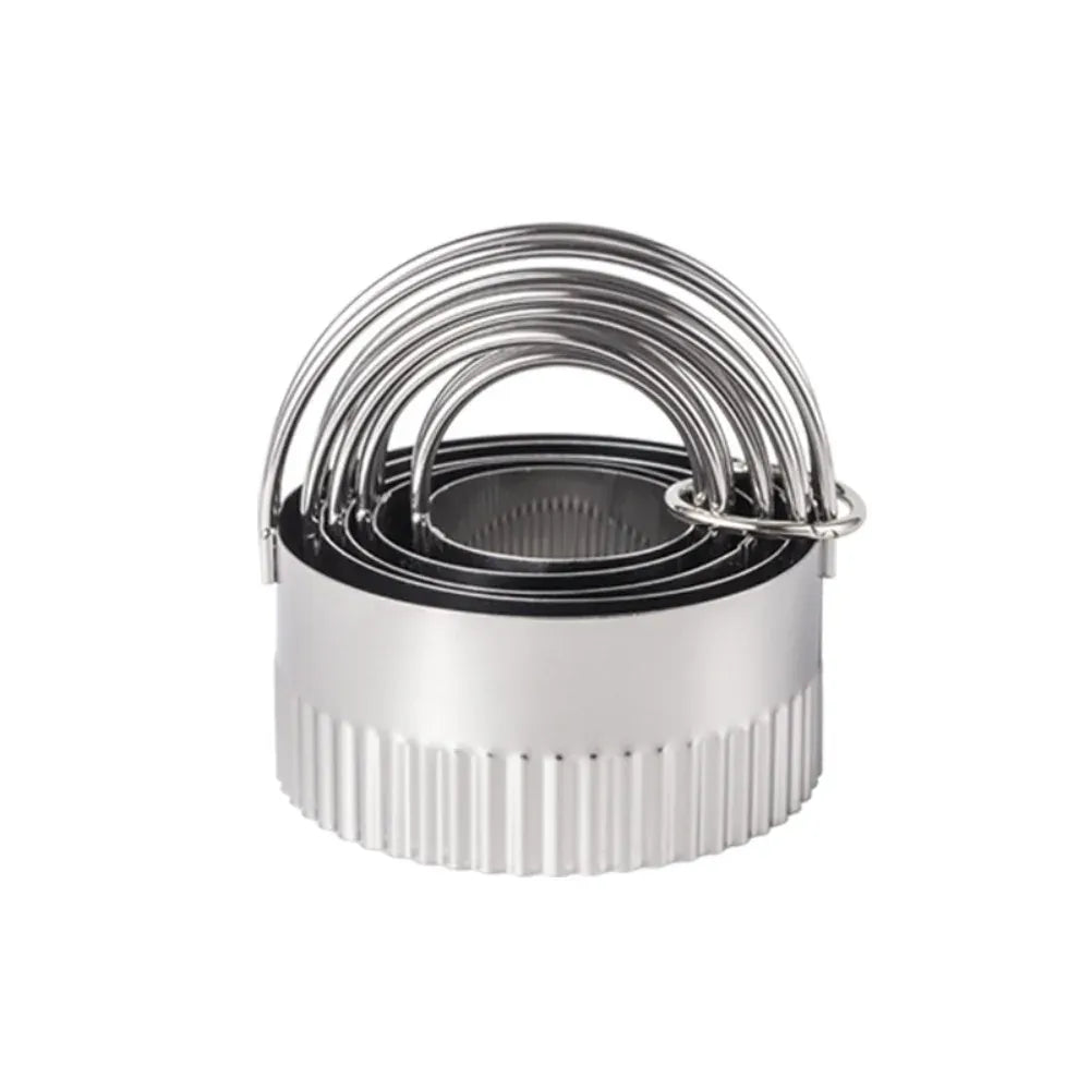 Set de 5 Emporte-Pièces Ronds et Carrés en Acier Inoxydable emportepieces