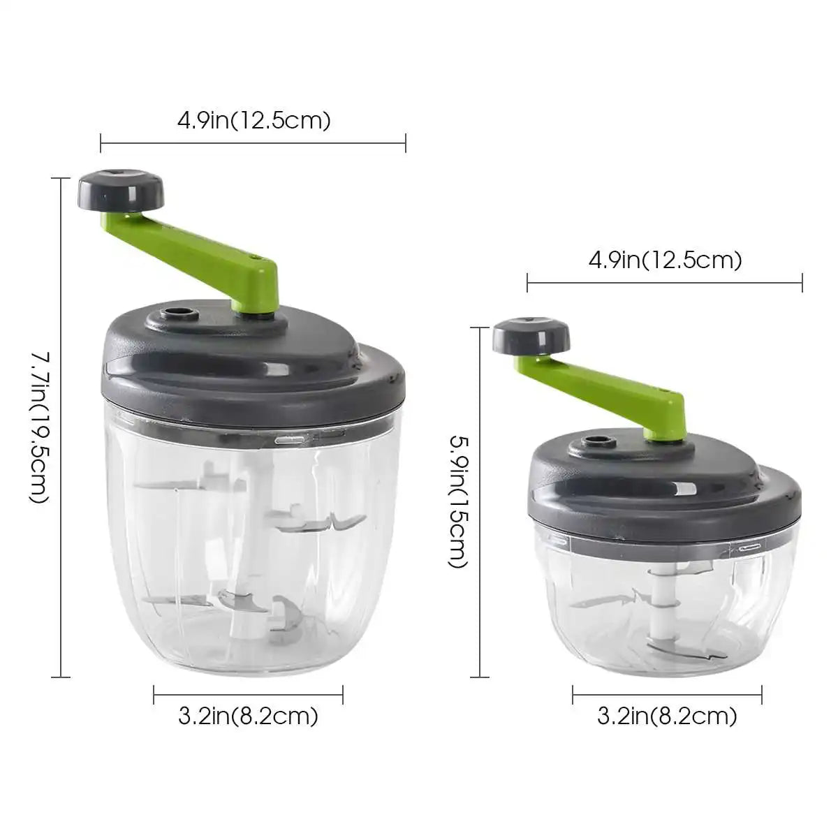 Hachoir Manuel 520ml pour Viande et Légumes avec Poignée Ergonomique hachoir manuel