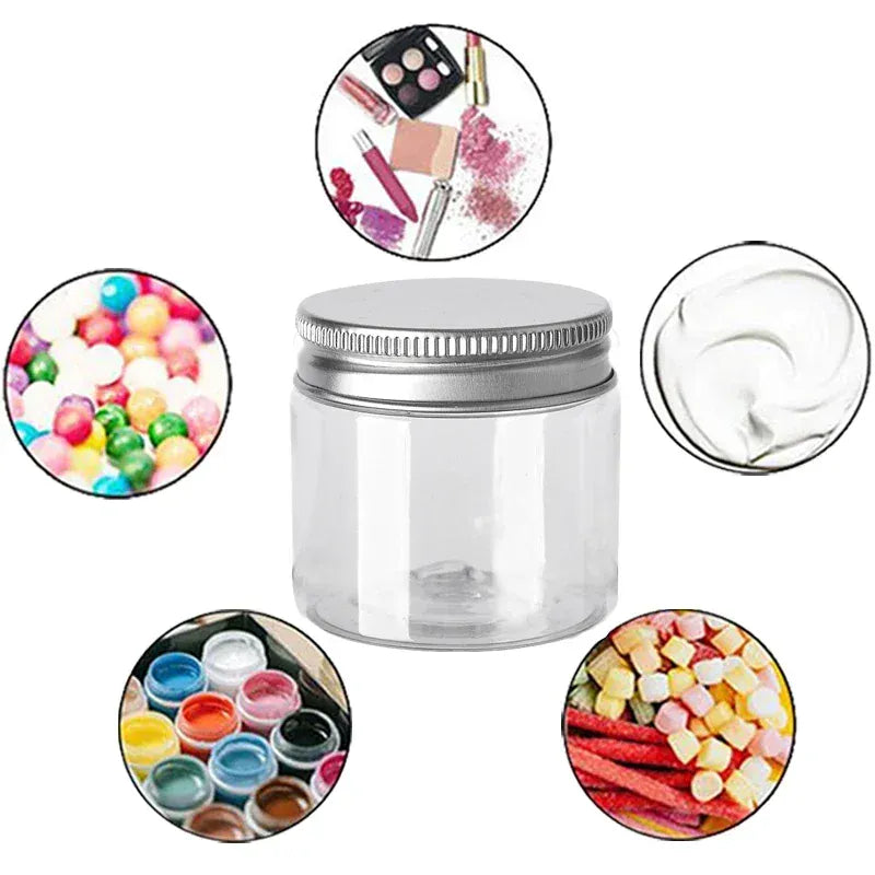 50 pots avec couvercle en métal