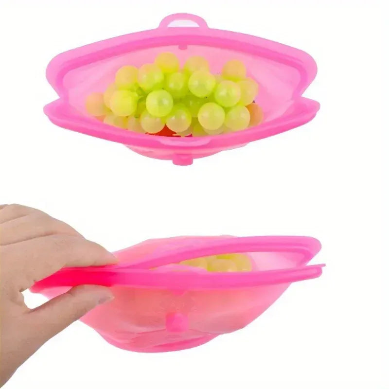 Sachets Silicone Réutilisables - Lot de 6 Pièces Hermétiques