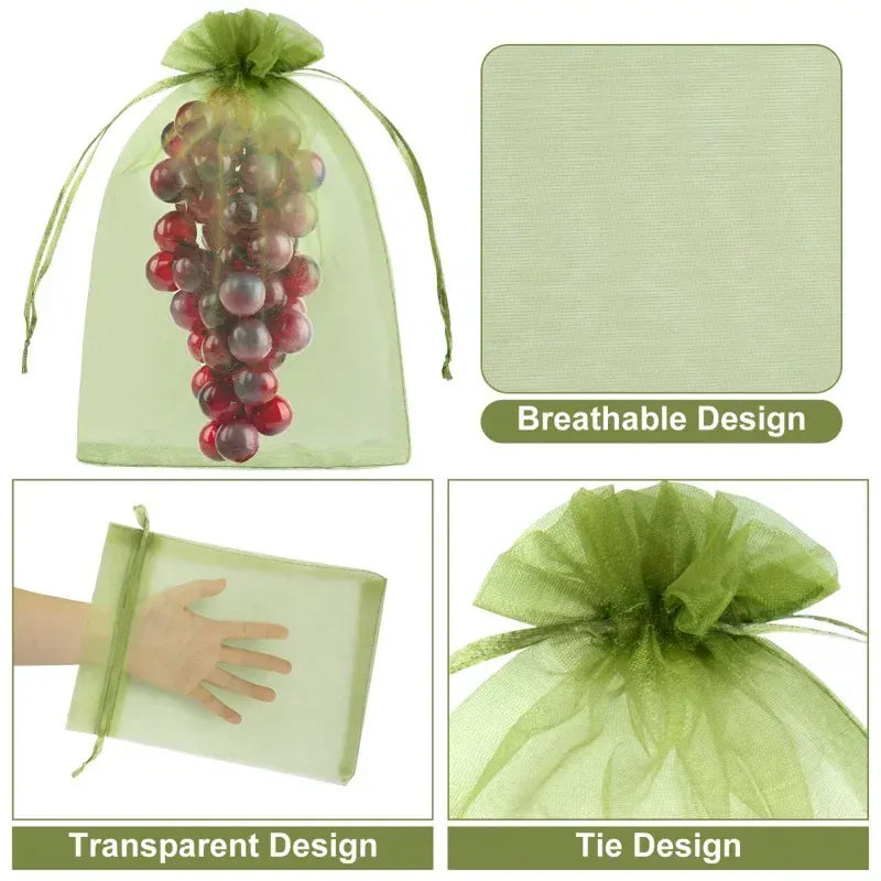 Sacs Filet Réutilisables - Lot de 200 Protection Insectes
