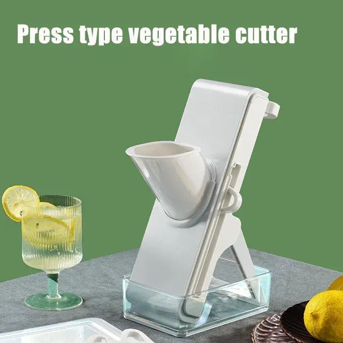 Mandoline Coupe-Légumes Multifonction 4-en-1 — Julienne 3/7 mm Mandoline