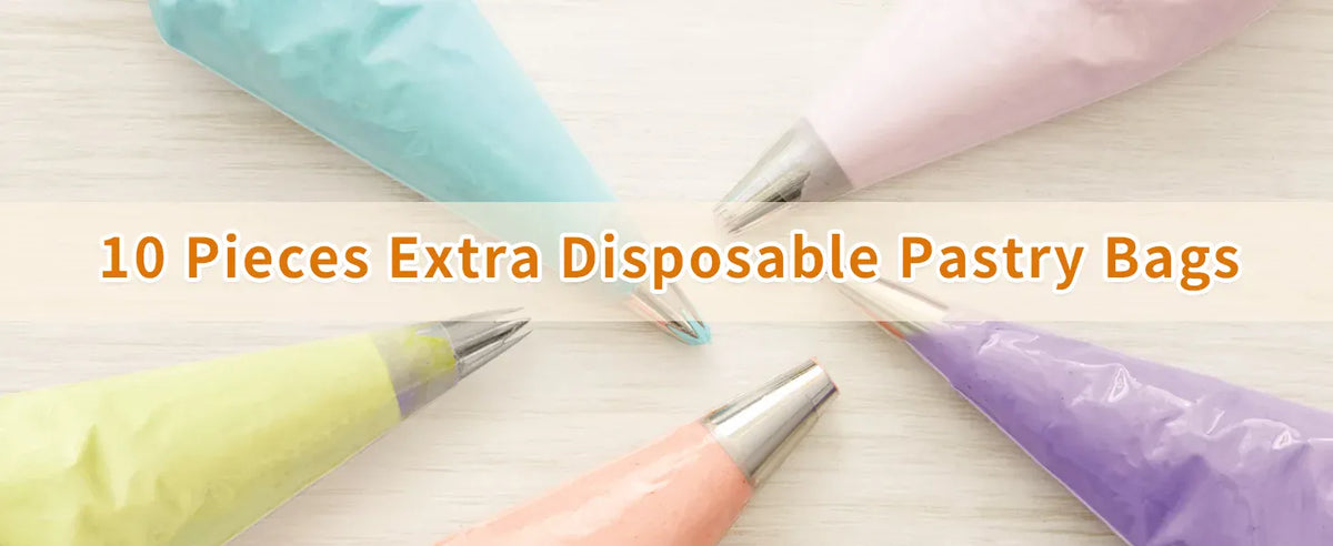 Kit de décoration de gâteaux 20 pièces en acier inoxydable - Douilles et outils professionnels douillepoche