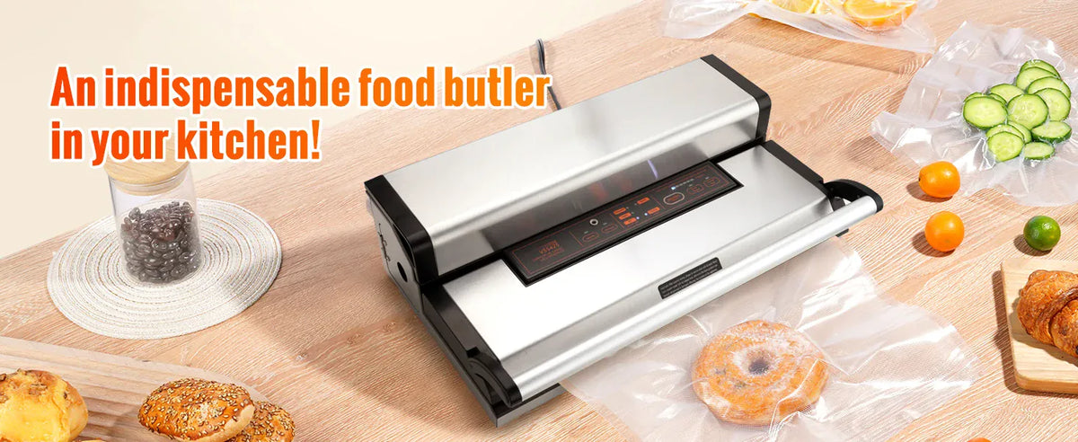 Machine Sous Vide Multifonctionnelle avec Cutter et Rouleau de Stockage sv
