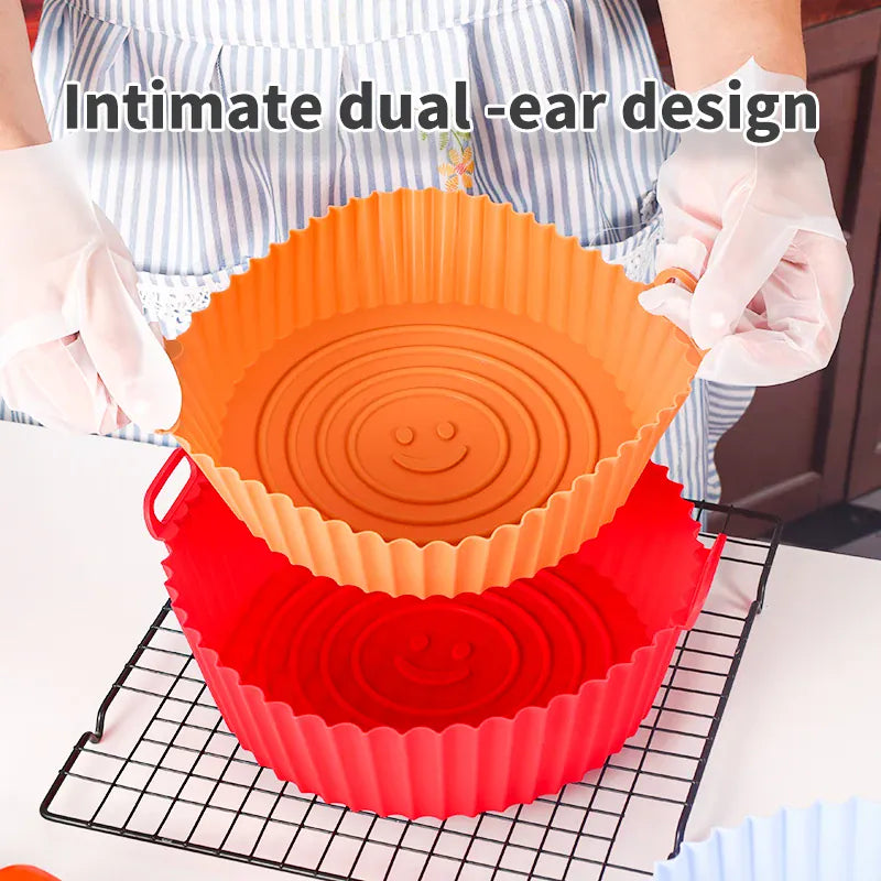 Moule Silicone Air Fryer Rond Réutilisable 25 cm - Lot de 1 Air Fryer