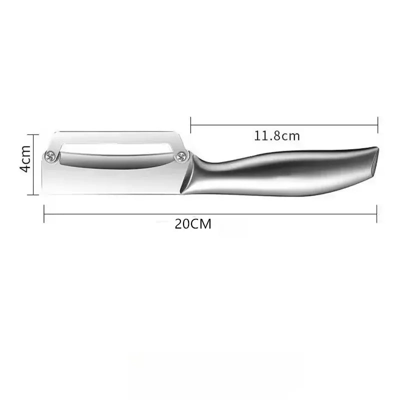 Éplucheur en Inox avec Lame Plate eplucheurs