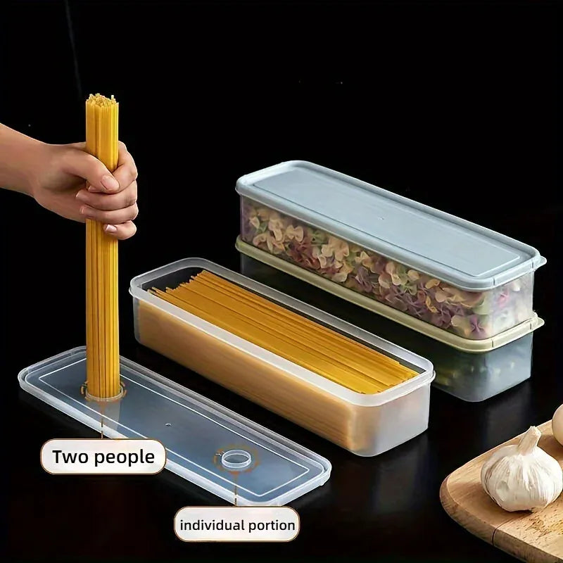 Organiseur Frigo Rectangulaire 4 Pièces en Plastique Transparent