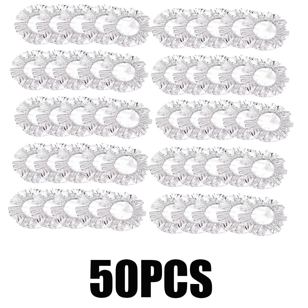 Couvercles Alimentaires Réutilisables en Aluminium - Lot de 60 Pieces