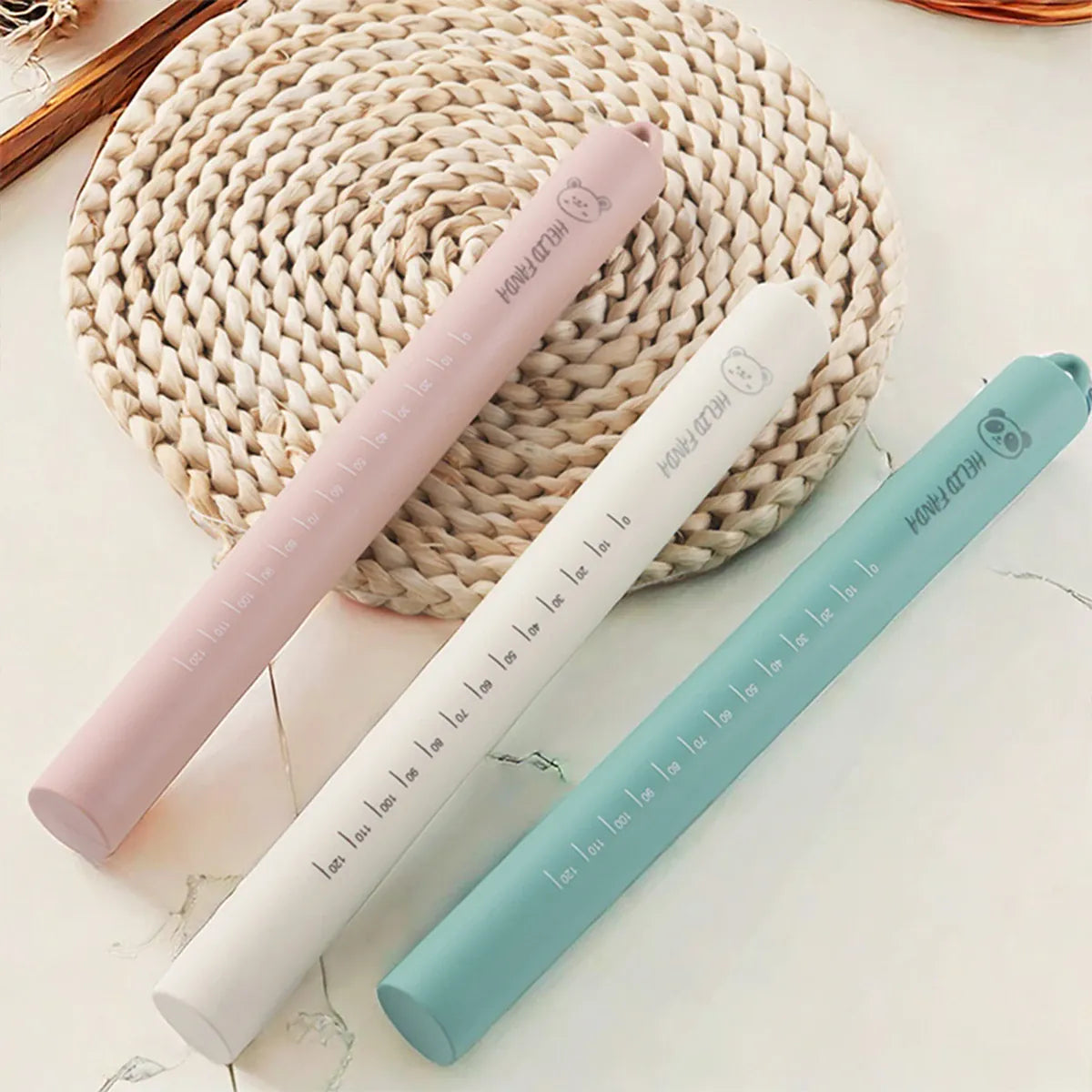 Rouleau à pâtisserie en silicone anti-adhérent avec noyau en acier inoxydable - Outil de cuisson multifonctionnel rouleaupatisserie