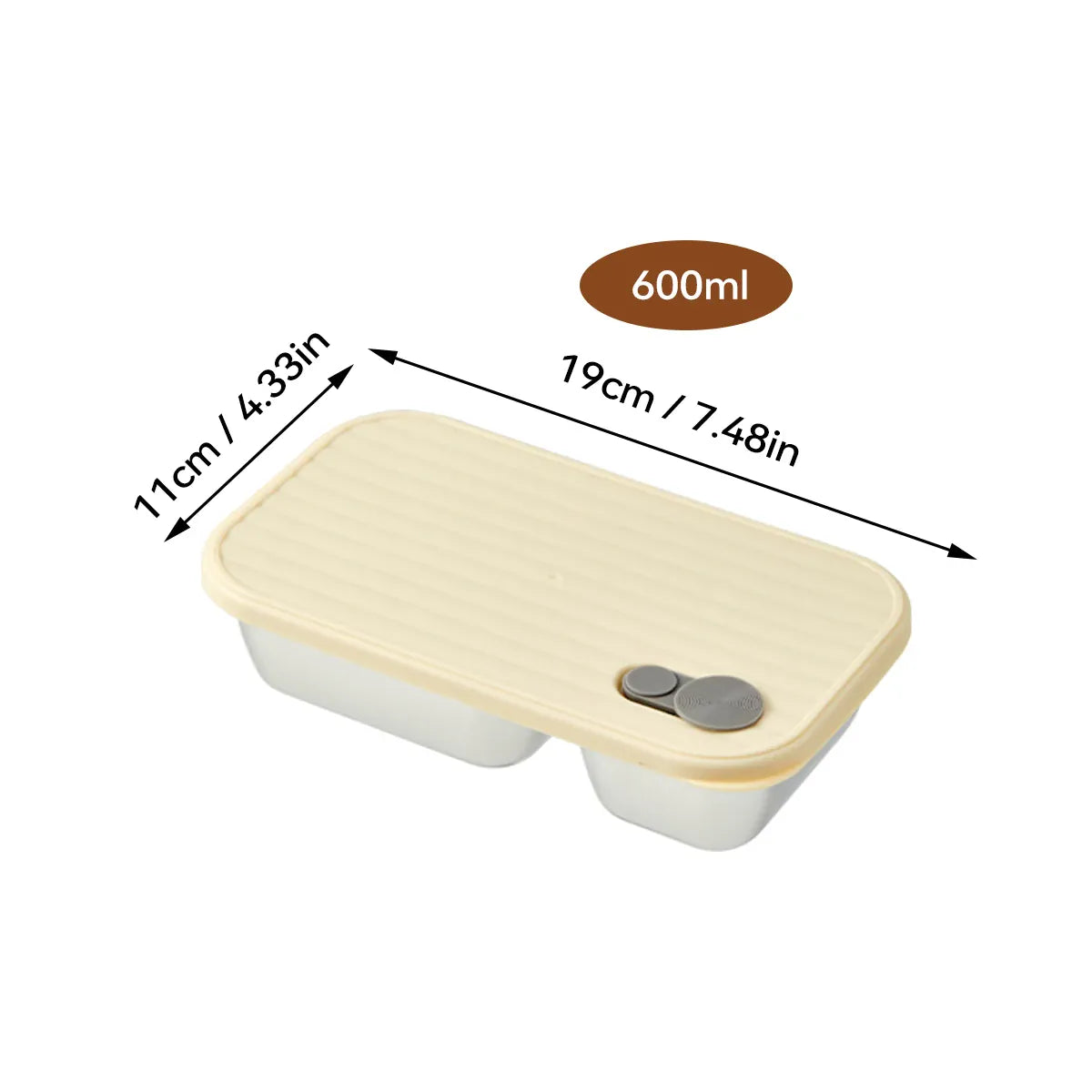 Ensemble Lunch Box Lucky - 700ml Étanche Anti-Fuite Bento