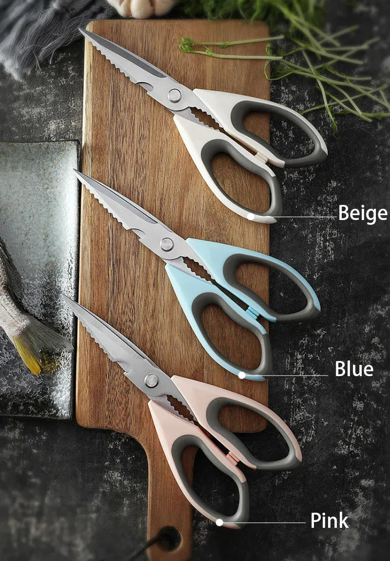 Ciseaux de cuisine en acier avec fonction casse-noix ciseaux