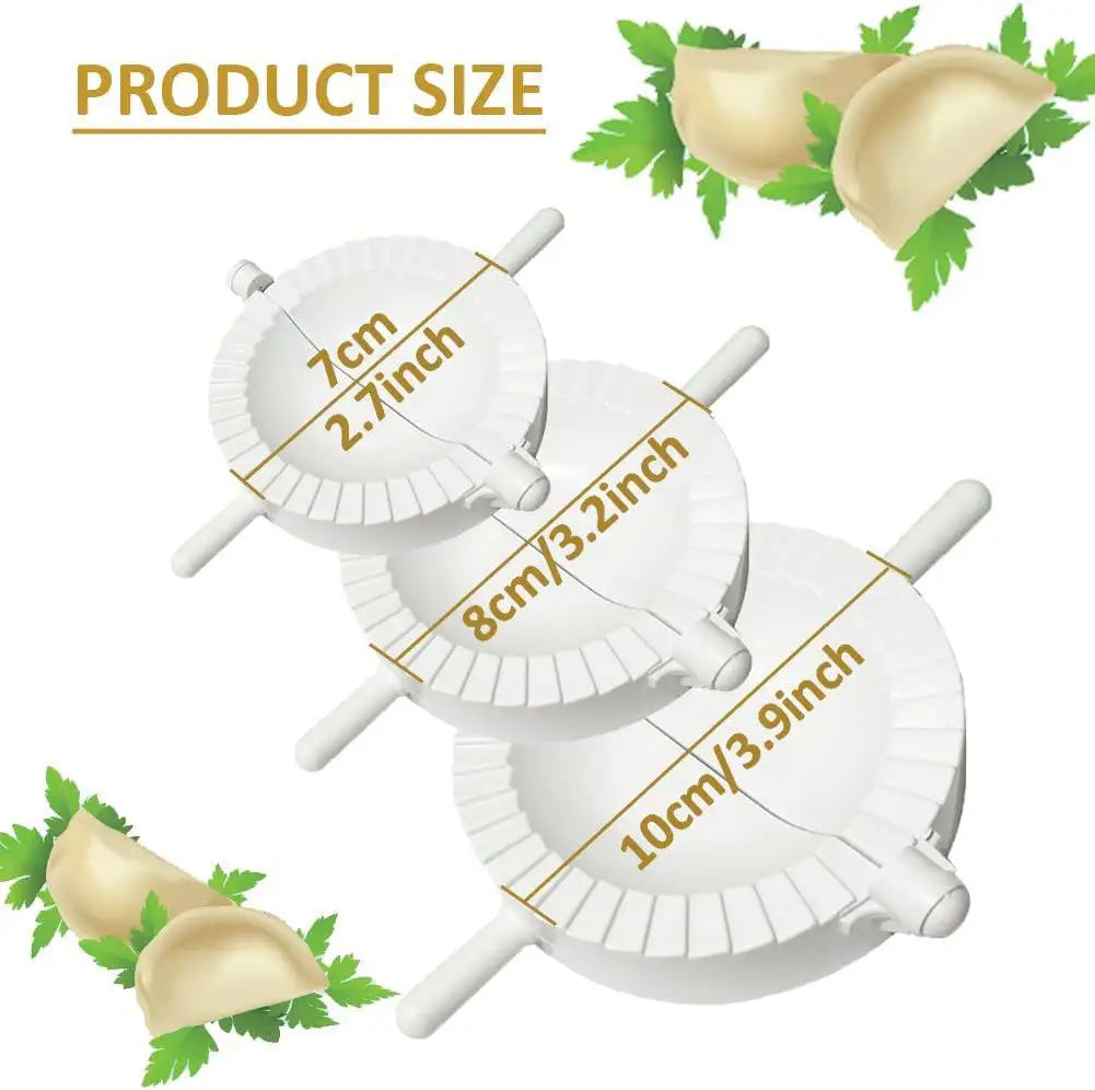 Set de 3 Emporte-Pièces en Plastique pour Raviolis et Gyozas emportepieces