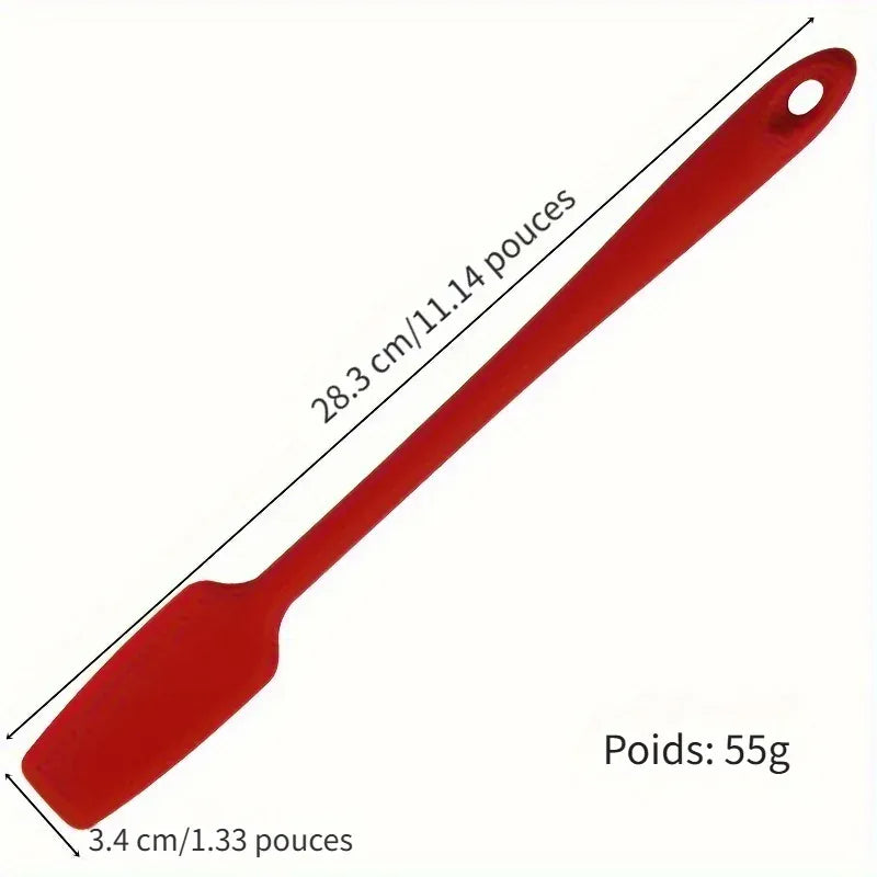 Spatule Silicone Longue 33cm - Ustensile Non-adhérent Roug spatule en silicone