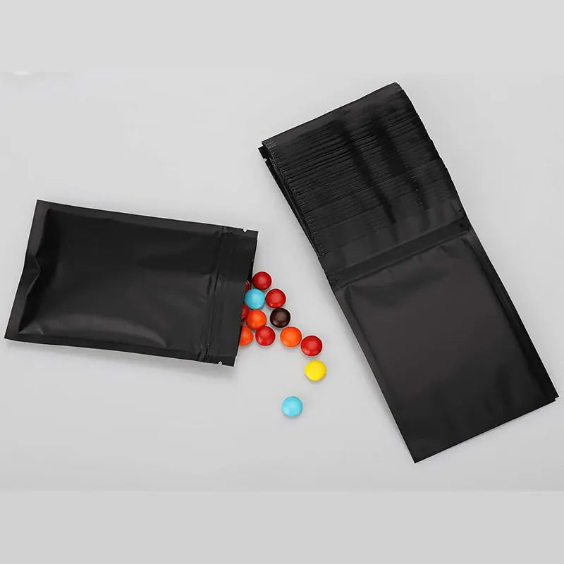 Sachets Zip Alimentaires Hermétiques - Lot de 50 en Aluminum