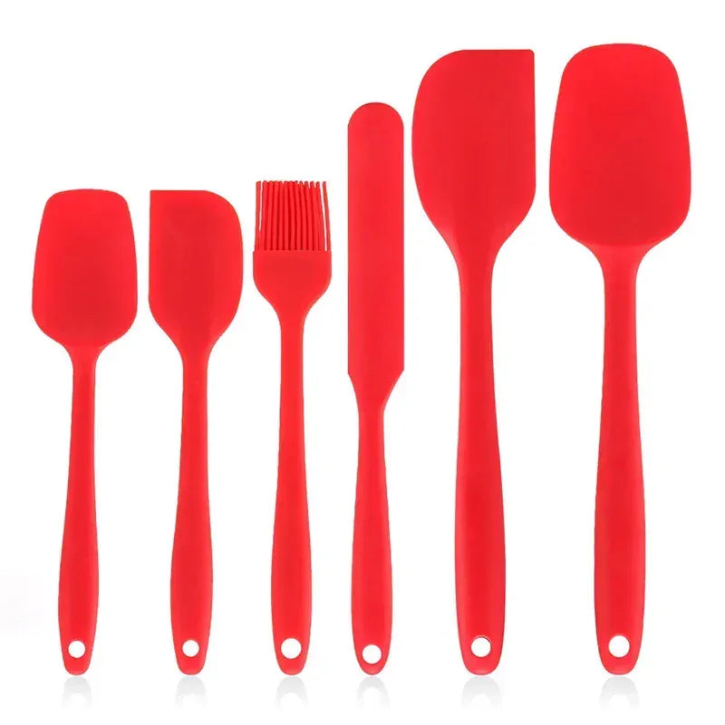 Set Spatules Silicone 6 Pièces Résistantes à la Chaleur pour Cuisine spatule en silicone