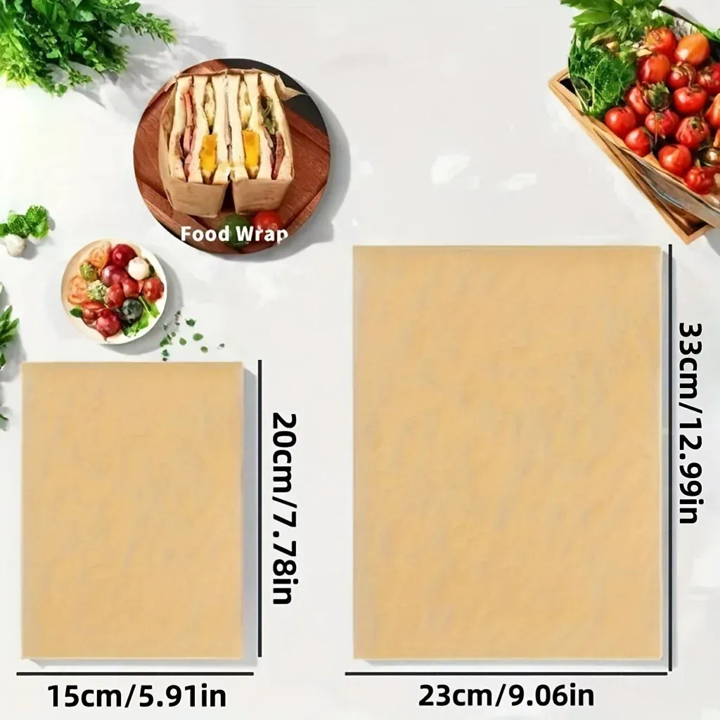 Papier Cuisson Jetable Antiadhésif - Lot de 100 Pièces Air Fryer