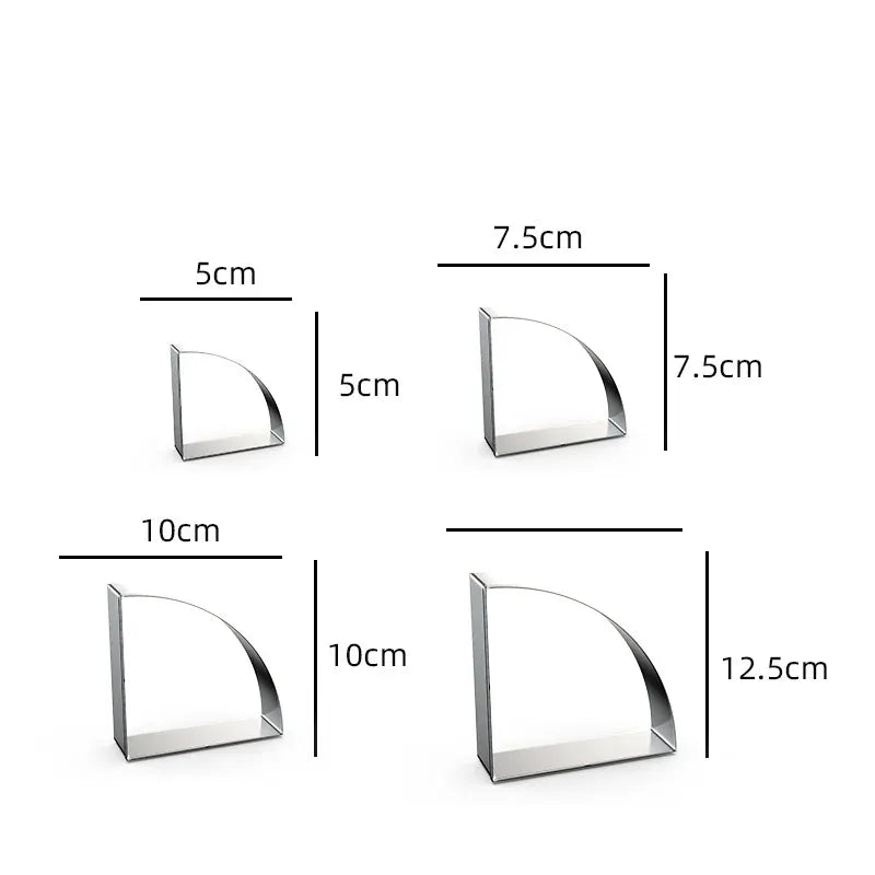 Emporte-pièces en métal rectangulaires - 12 pièces pour pâtisserie emportepieces