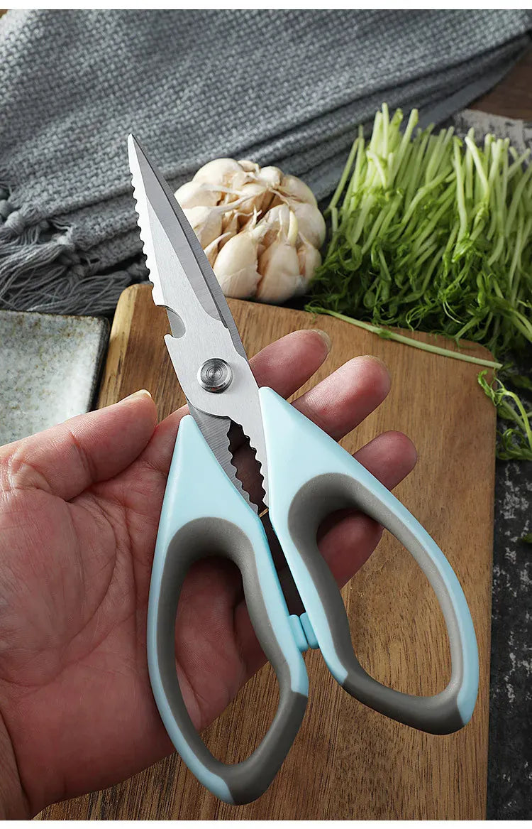 Ciseaux de cuisine en acier avec fonction casse-noix ciseaux