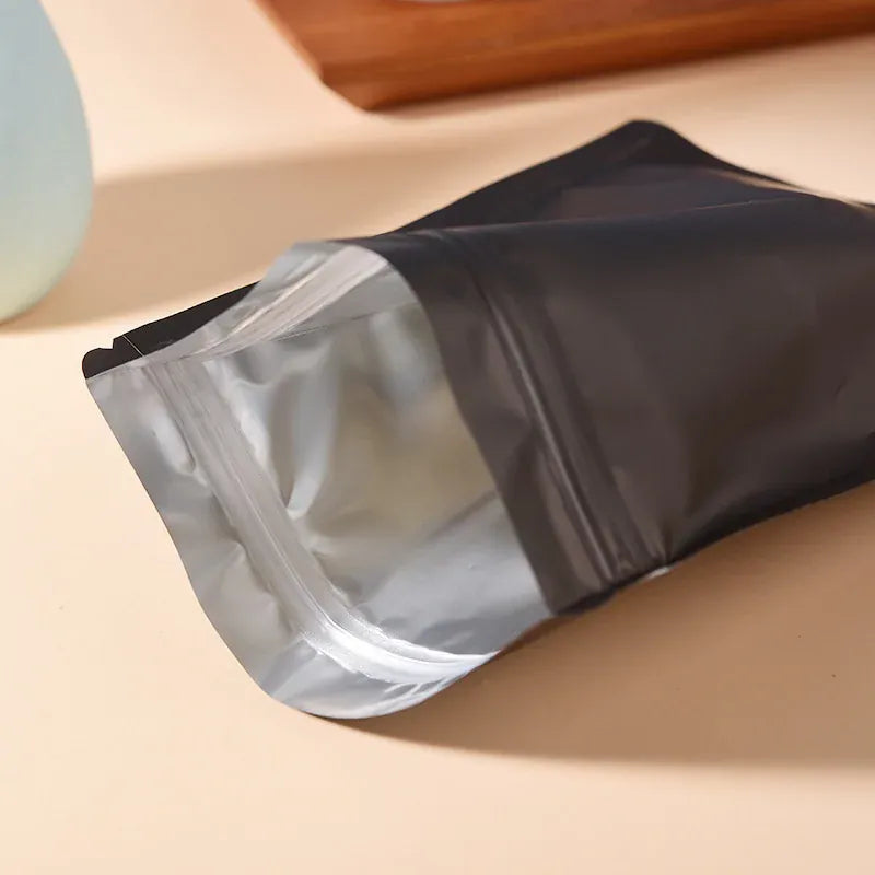 Sachets Zip Alimentaires Hermétiques - Lot de 50 en Aluminum