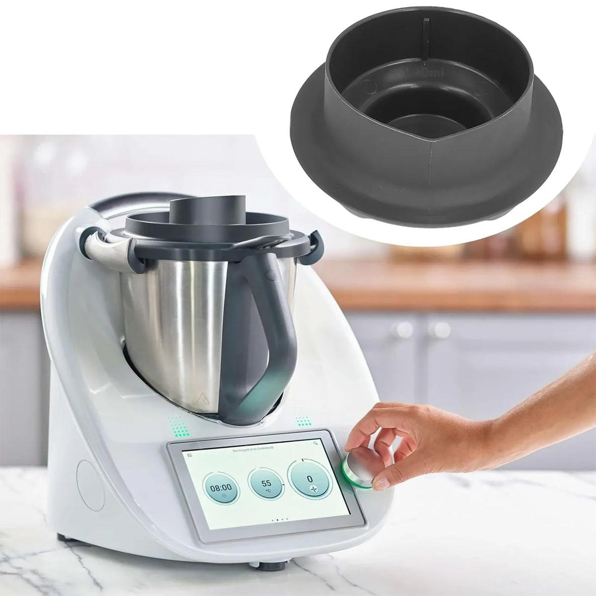 Lid Cap Thermomix 50 ml 100 ml pour TM5 et TM6 - Précision Utilisation Thermomix