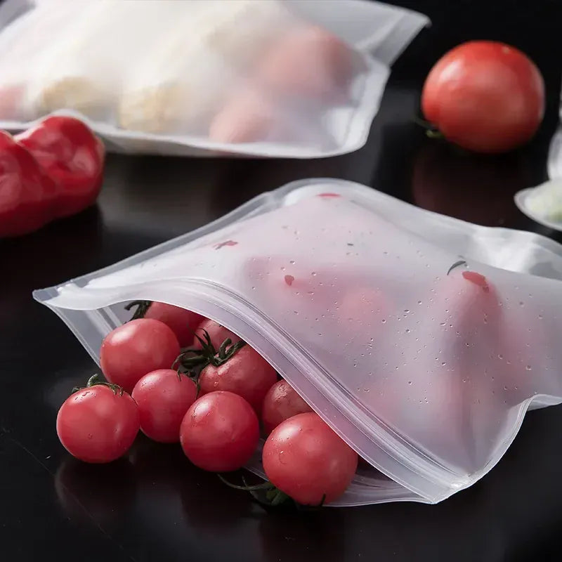 ensemble de sachets silicone pour cuisine