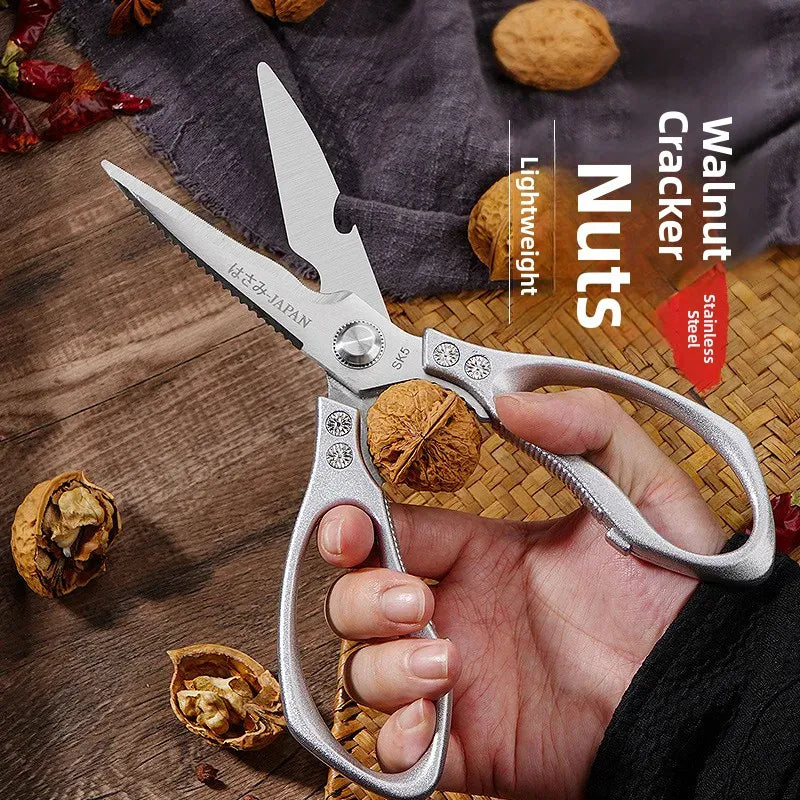 Ciseaux de cuisine en inox multifonction pour couper les os ciseaux