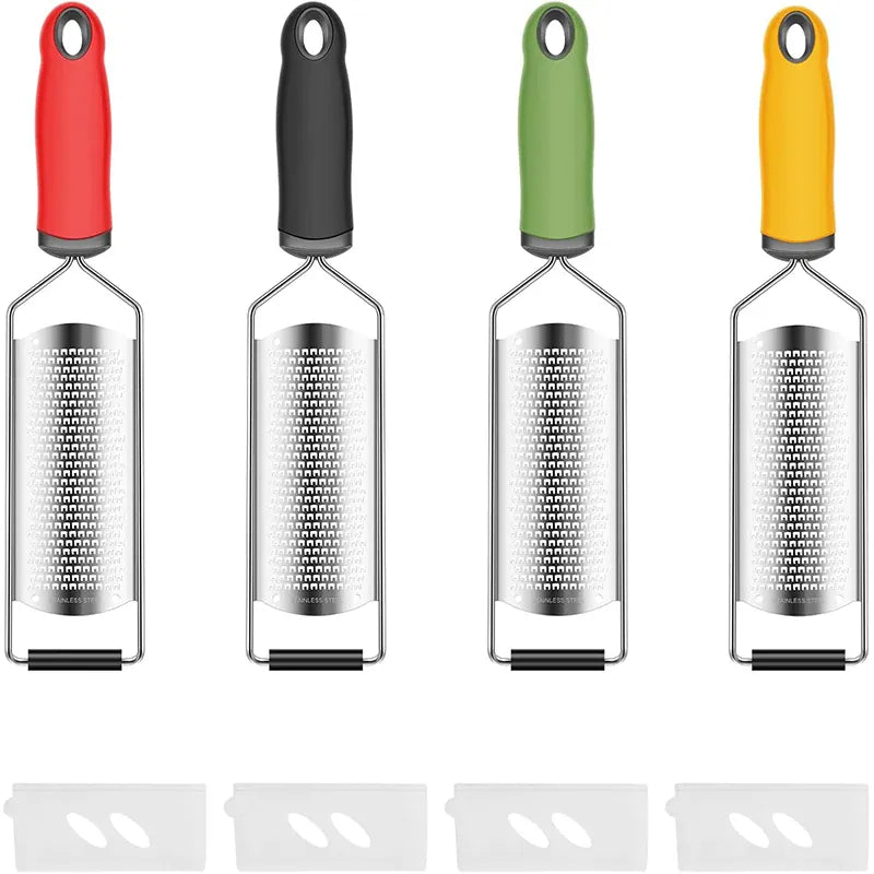Râpe à Agrumes Inox avec Étui de Protection | Multifonctionnelle zesteur