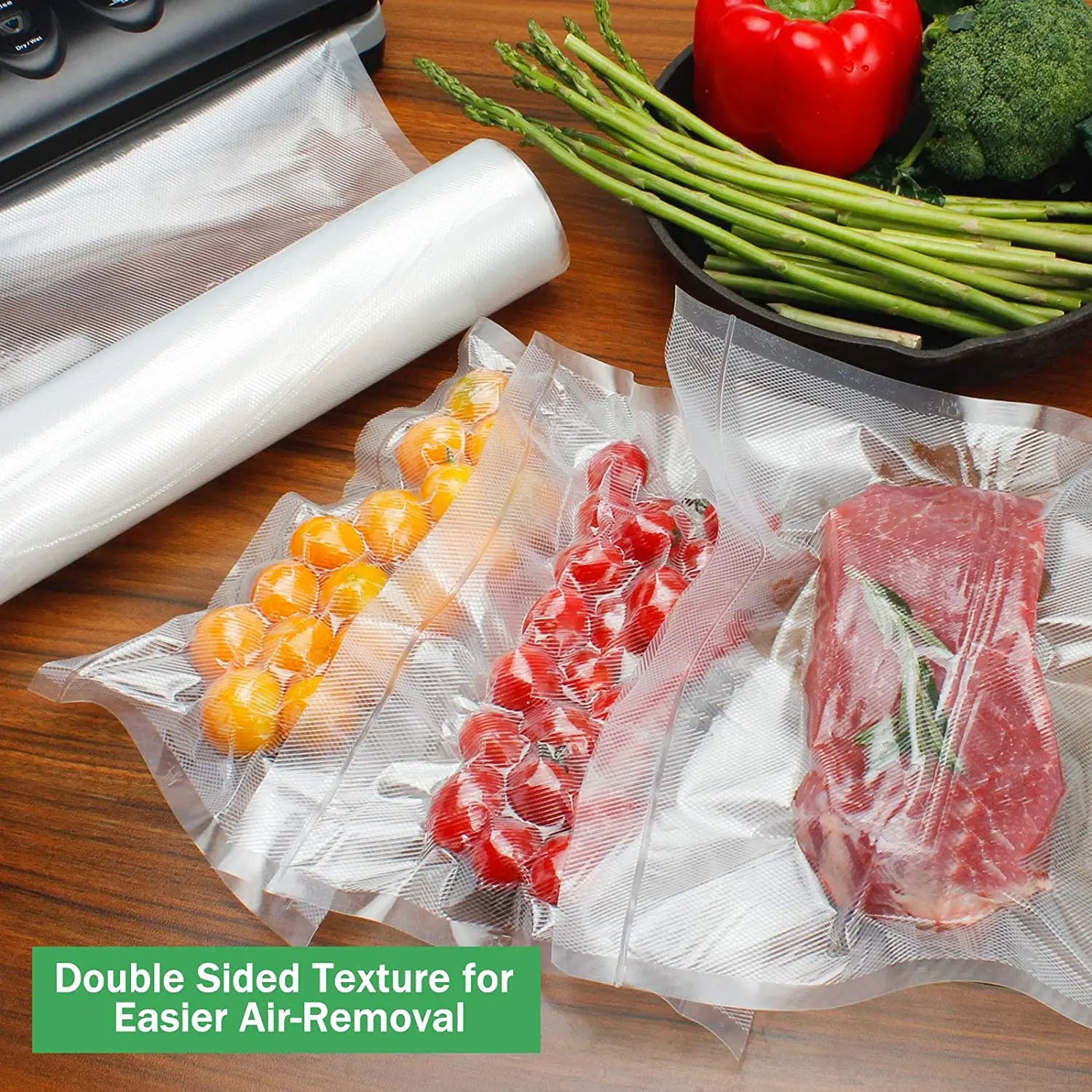 Sacs Sous Vide Hermétiques Lot de 100 Pièces - BPA Free ssj
