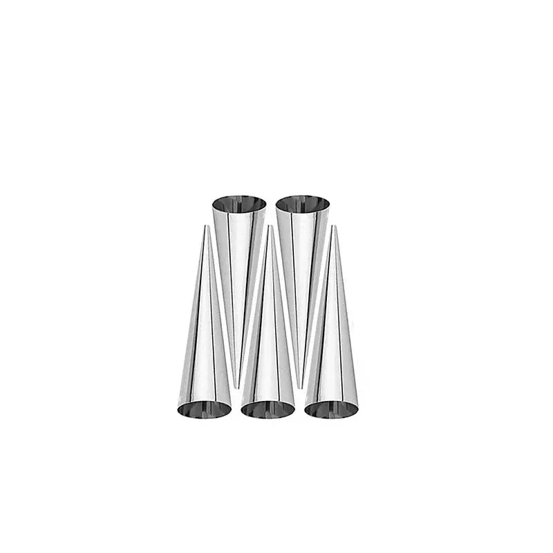 Set de 5 Outils de Pâtisserie en Acier Inoxydable - Moules à Croissants et Tubes à Pâtisserie douillepoche