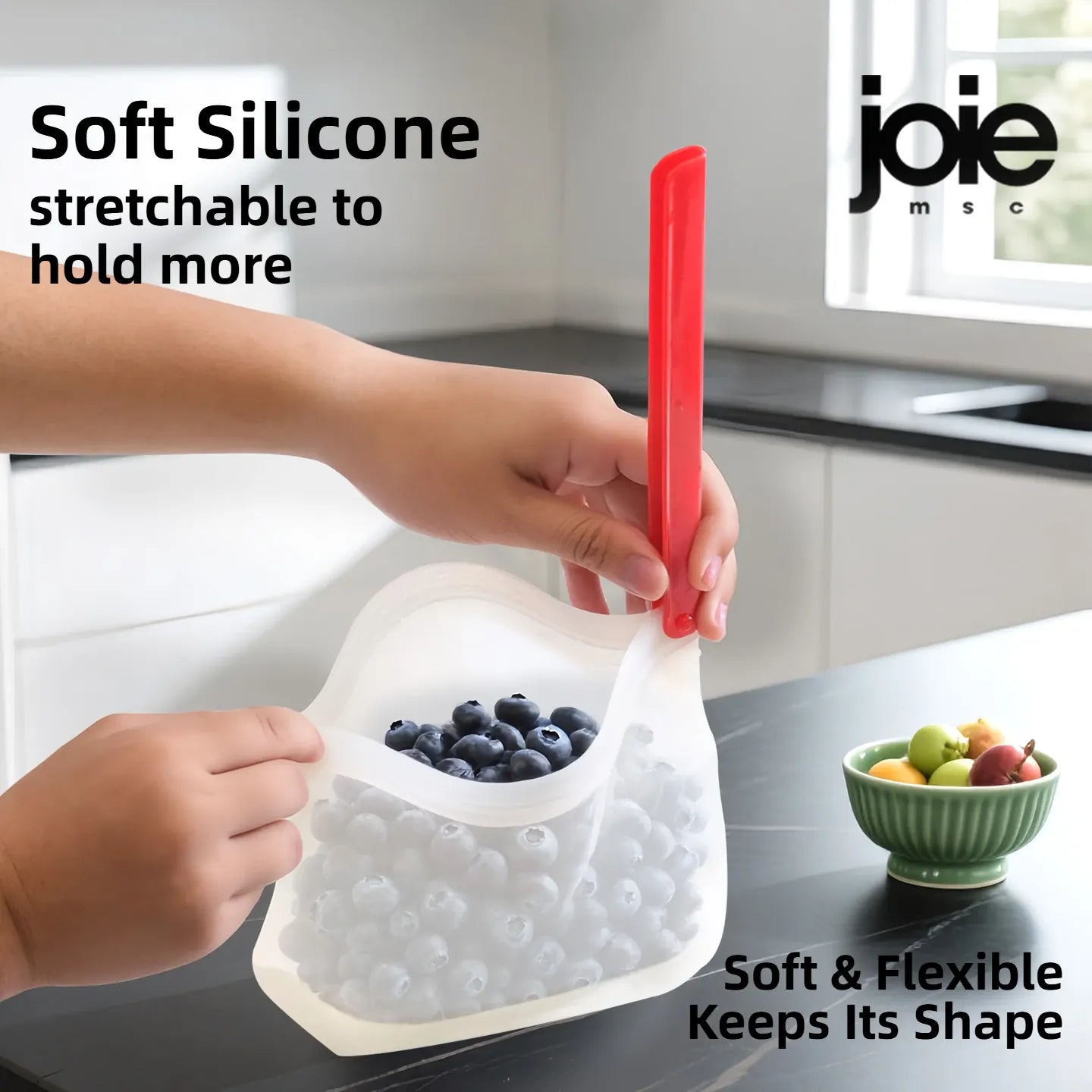 Sachets Silicone Réutilisables Hermétiques - Lot de 2 Pièces