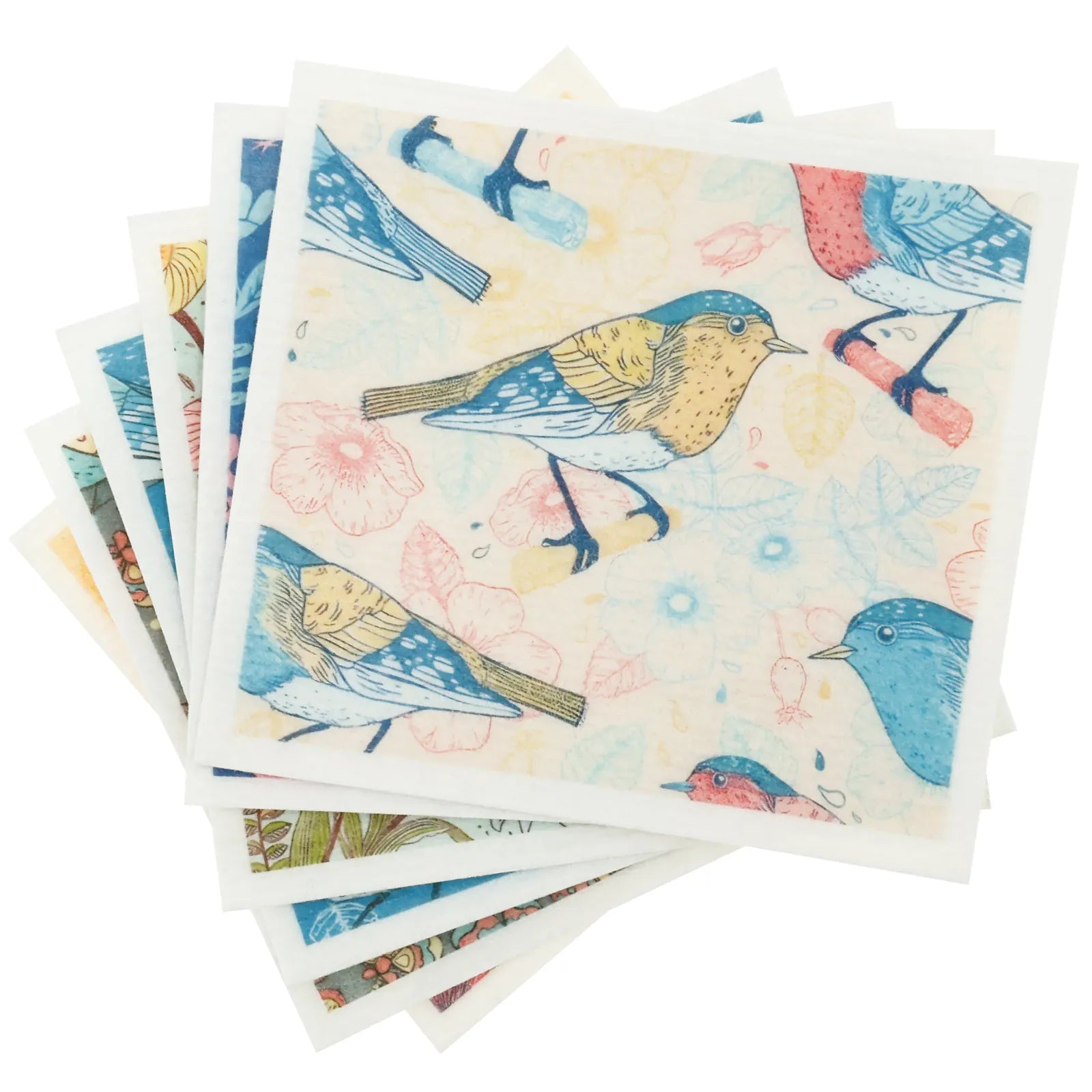 Torchons en Coton Cellulosique Absorbants - Lot de 6 Pièces