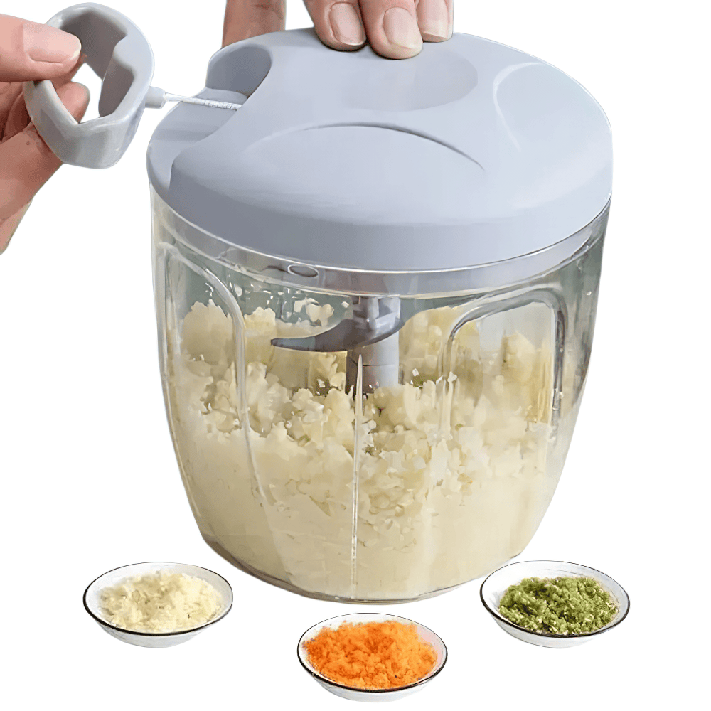 Presse-Ail Manuel Inox avec Cutter Multifonction 3 Pièces presseail