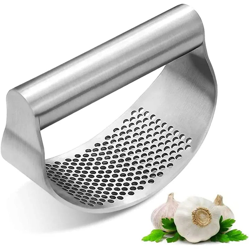Presse-Ail Inox Manuel avec Éplucheur | Outil de Cuisine Pratique presseail