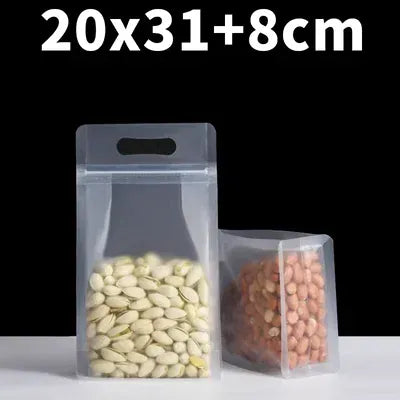 Sachets Zip Alimentaires Transparent Hermétiques - Lot de 50 pièces