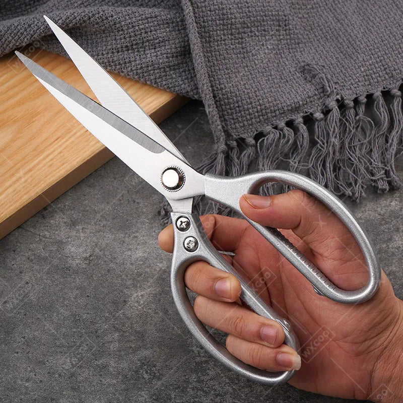 Ciseaux de cuisine multifonctions en inox pour découpe de viandes ciseaux
