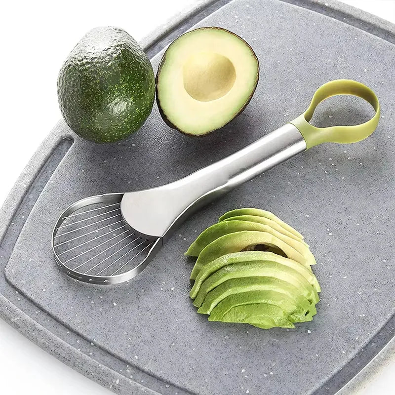 Éplucheur Inox 2 en 1 | Coupe et Dénoyauteur Avocat et Kiwi eplucheurs