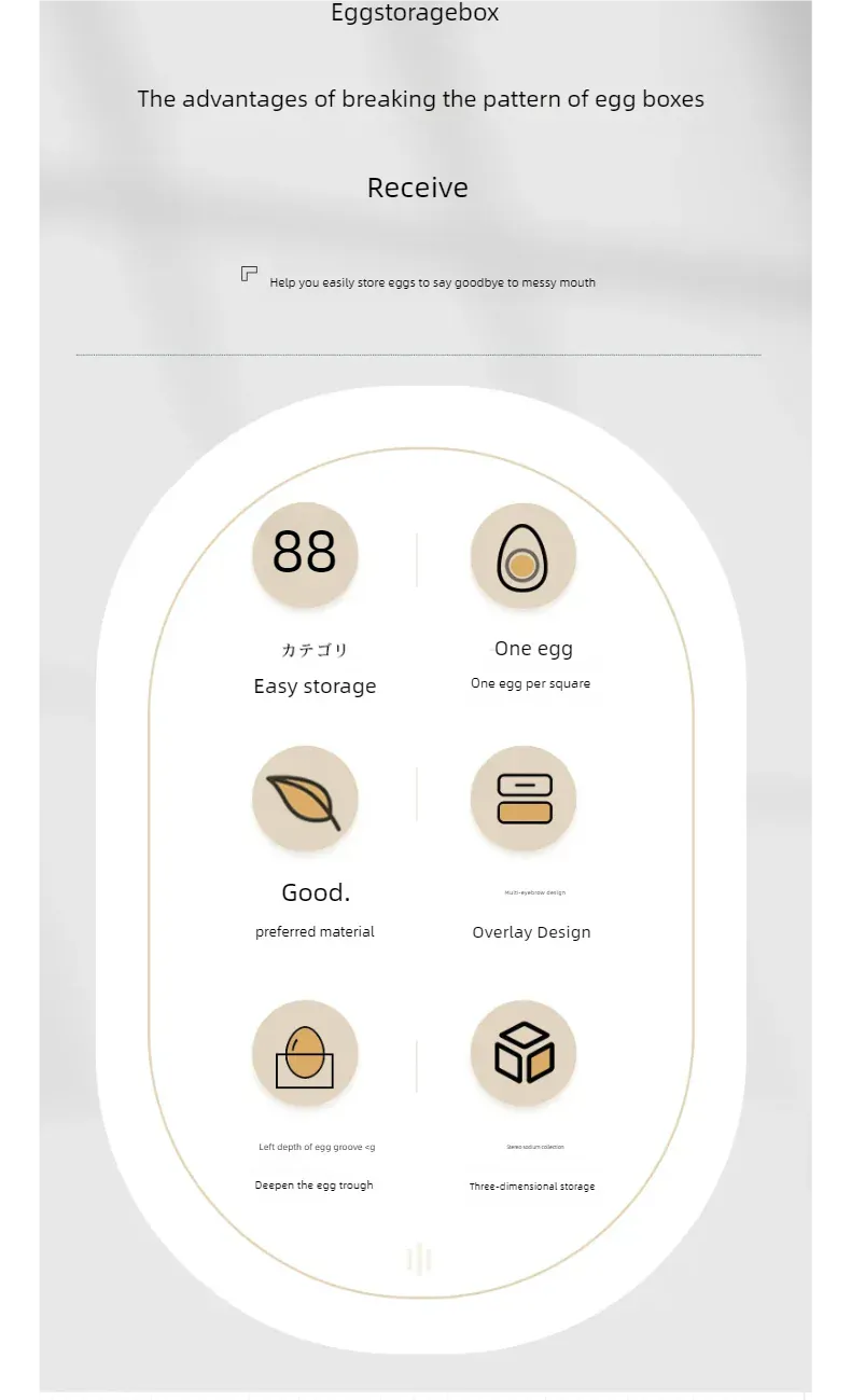 Organiseur de Rangement Frigo pour 32 Œufs | Double Couche